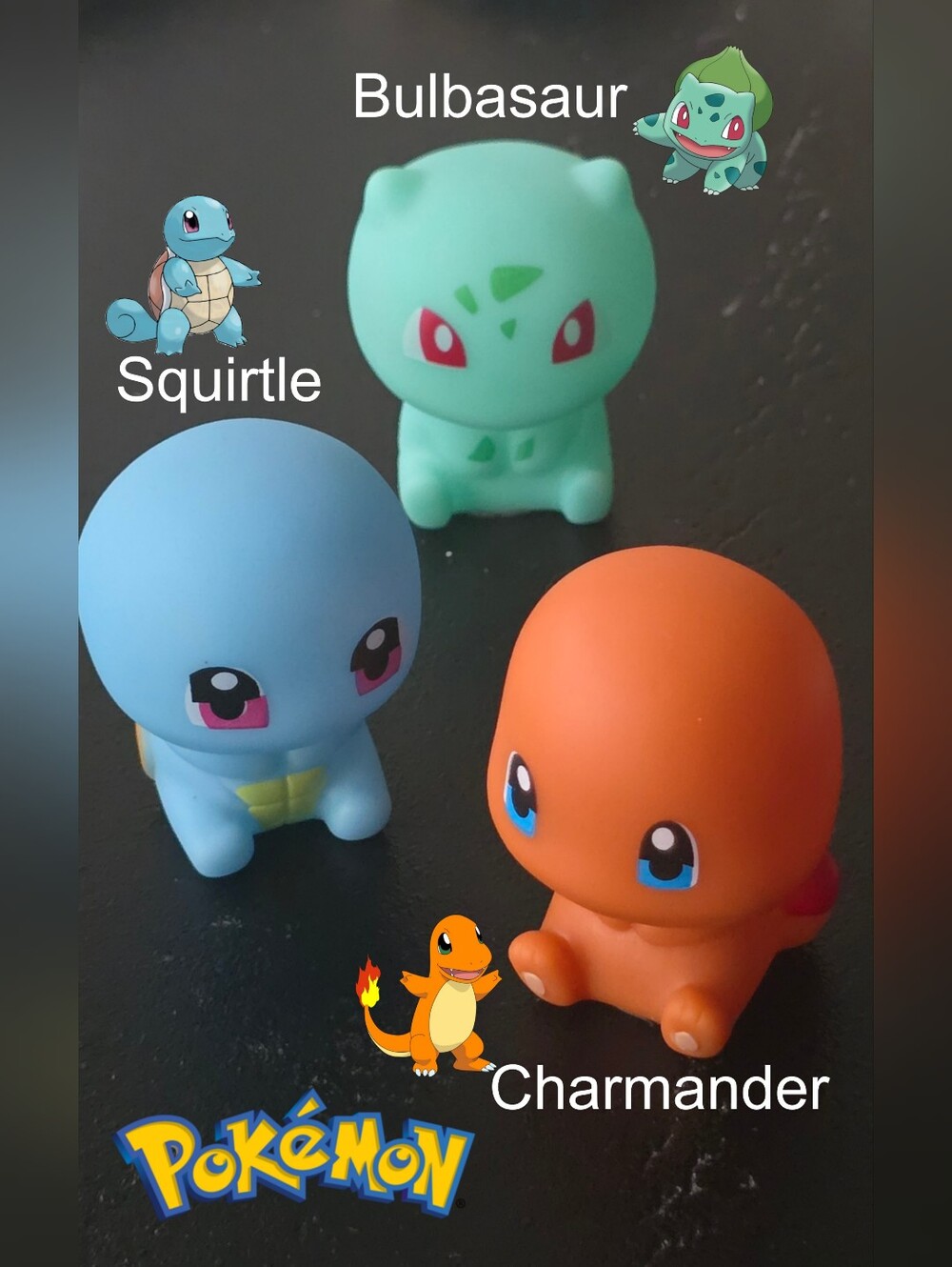 Pokemon Squeak Starter Figures
